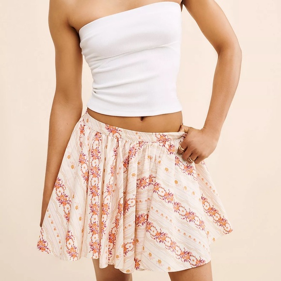 NWT Free People Gaia Printed Mini Skirt - Picture 4 of 10